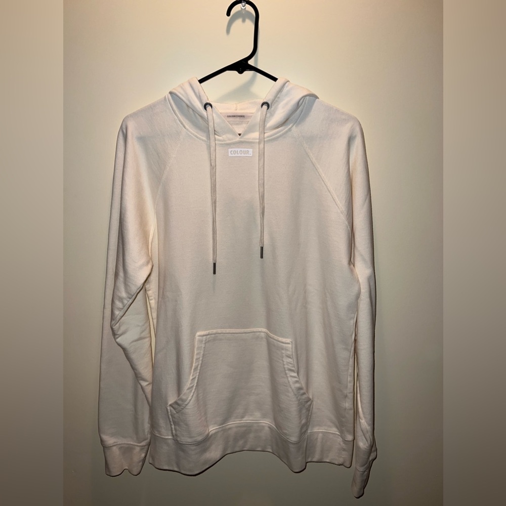 Colour Studios Premium Lightweight Hoodie, Size M, Cream